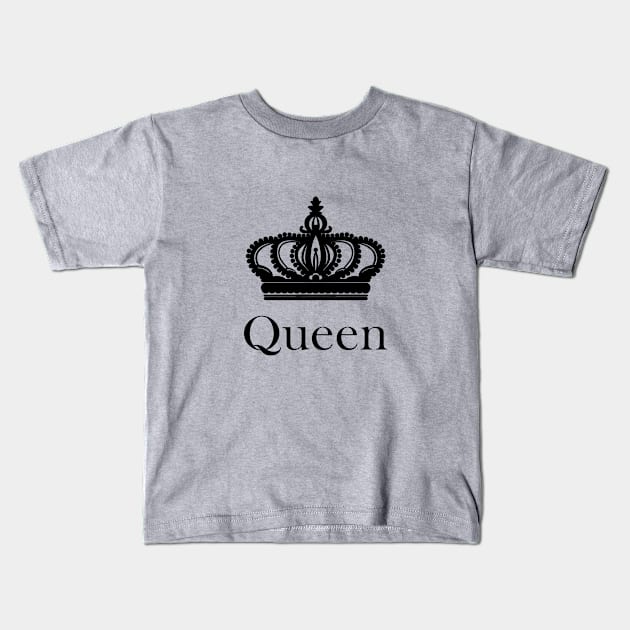 Queen Kids T-Shirt by designbywaqas